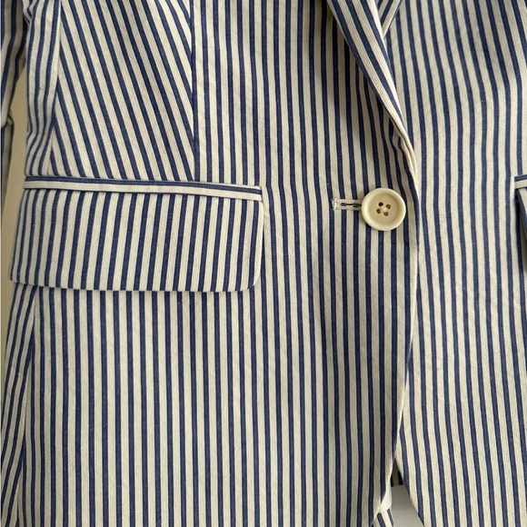 NWOT Banana Republic Seersucker Blazer - Picture 4 of 6